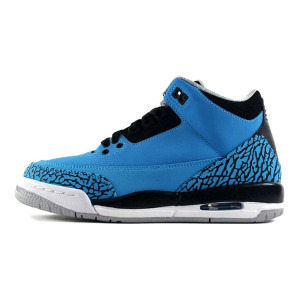 Кроссовки Jordan Air Jordan 3 Vintage Basketball Female, синий/черный/белый