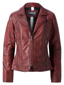 Кожаная куртка CBL, цвет dunkelrot