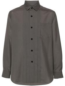 Sacai рубашка на пуговицах, серый