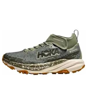 Кроссовки HOKA ONE ONE Speedgoat 6 Mid Gore-Tex 'Sea Moss Oat Milk', оливкого-зеленый