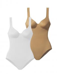 Боди NUANCE, цвет Brown/White