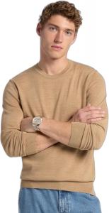 Michael Kors мужской свитер из мериносовой шерсти, Dark Camel Melange