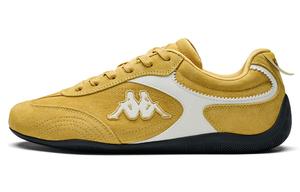 Kappa Износостойкие и легкие низкие гоночные кроссовки Back to Back унисекс Ceylon желто-белые