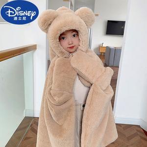 Disney Детский капюшон-плед, цвет хаки