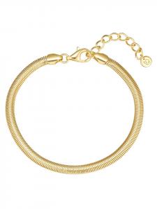 Glanzstücke München Браслет из стерлингового серебра с отделкой из желтого золота