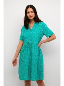 Платье до колена Cream, бирюзовый