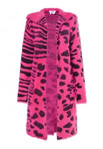 Вязаный кардиган MYMO Keepsudry, цвет Neon pink