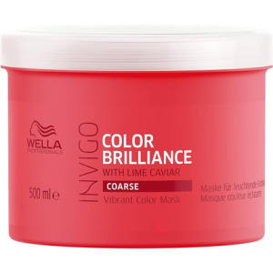 Wella Professionals Invigo Color Brilliance Профессиональный уход за волосами Защита цвета жестких волос Яркая краска для волос Несмываемая маска для волос Лечебная маска 500 мл