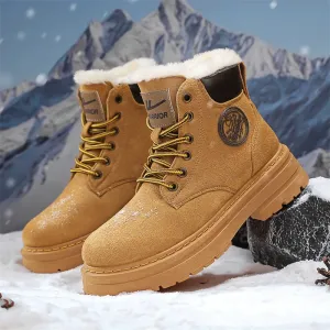 WARRIOR Минималистичные универсальные классические винтажные замшевые желтые ботинки Crew Martin Unisex