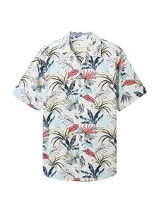 Рубашка обычного кроя на пуговицах TOM TAILOR, белый