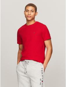 Мужская однотонная футболка Tommy Hilfiger Essential, цвет Primary Red