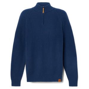 Свитер с фактурной застежкой на 1/4 молнии Williams River - пуловер Timberland, Peacoat
