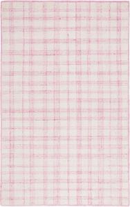 Ковер SAFAVIEH, 92 x 153 см, Abstract Collection, Ivory & Pink, ручной работы из шерсти и вискозы, идеально для гостиной, спальни, столовой (ABT648U-3)