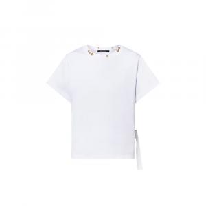 Футболка с боковыми лямками Louis Vuitton, белый