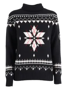 Пуловер с высоким воротом Ballantyne, черный