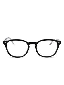 Giorgio Armani очки в круглой оправе, черный