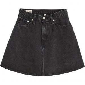 Levis Джинсовая короткая юбка levi's женская black