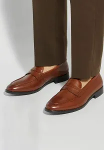 Лоферы skylers, стильные слипоны Dune London, Tan