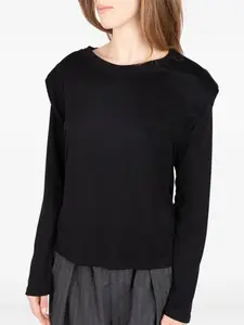 Футболка с вышитыми цифрами Société Anonyme, черный