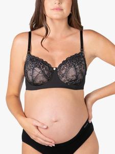 Бюстгальтер для кормления с гибкой проволокой temptation Hotmilk, черный