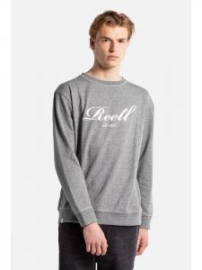 Reell Пуловер с круглым вырезом и большим логотипом, серый