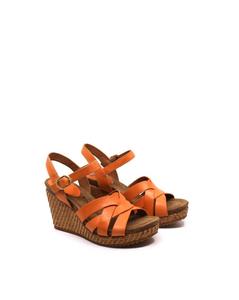 Женские босоножки Carlana Wedge Sandal в цвете Sunset Orange Sofft
