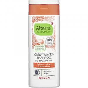 Шампунь Curly Waves Органическое масло макадамии Alterra NATURKOSMETIK, 200 ml