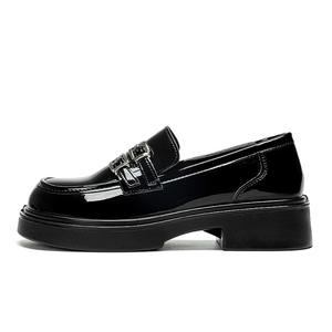 WARRIOR Женские повседневные туфли 4,5 см, ярко-черные