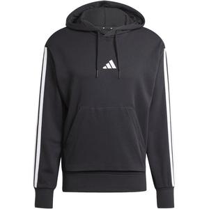 Толстовка Essentials с тремя полосками из французского трикотажа Adidas, черный