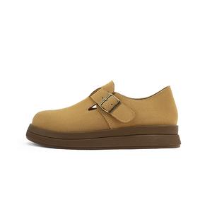 Повседневные однобортные туфли женские UBZ, Milk Tea