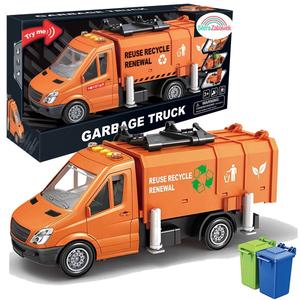 Автоматический мусоровоз с подъемными резиновыми колесами автомобиля мусорного бака Sferazabawek