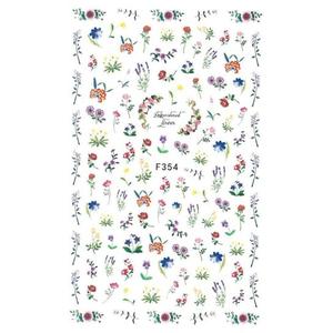 Тонкие самоклеящиеся наклейки для ногтей № F354 MollyLac, Molly Lac