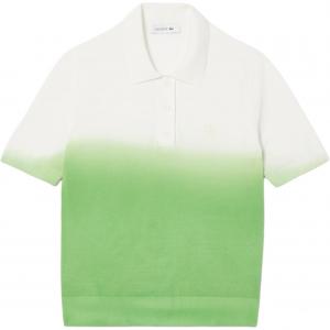 Женская поло LACOSTE, зеленый