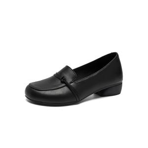 ZHR Лоферы женские бежевые, черные, цвет Black