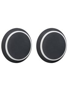 Beliani Комплект из 1 настенного светильника SEMNON черного цвета