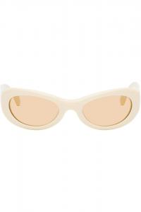 эксклюзивные бежевые солнцезащитные очки Khilna от Ssense Port Tanger, мультиколор