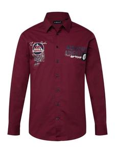 Рубашка Men Plus Hemd, цвет dunkel weinrot