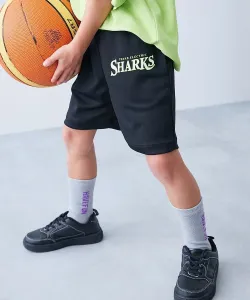 Быстросохнущие, гладкие и эластичные сетчатые спортивные шорты Devilabo Devirock, цвет 004-Logo-Black