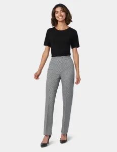 Женские брюки свободного кроя с геометрическим принтом Hue, серый