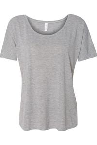 Женская свободная футболка BELLA + CANVAS, цвет athletic heather