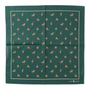 Polo Ralph Lauren Шарф из хлопка и шелка унисекс Green