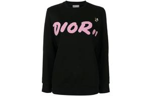 Ежеквартальные новинки Толстовка женская черная Dior