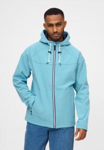 Куртка Derbe ISLEBY, Milky Blue Navy/Neon Blue