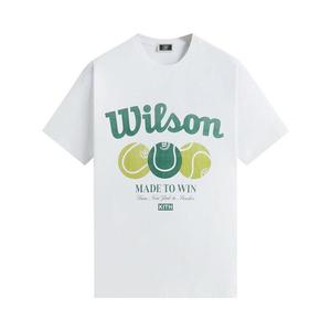 Футболка Kith x Wilson Made To Win Vintage Tee, White