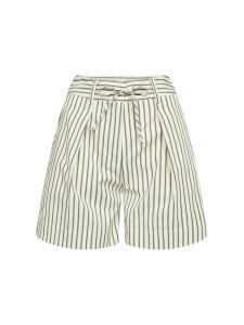 Обычные брюки Levete Room LUCILLA, темно-коричневый/белый