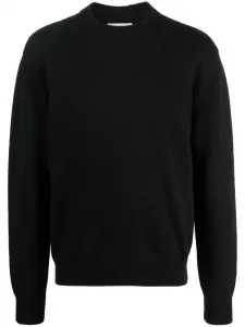 Джемпер с круглым вырезом JIL SANDER, черный