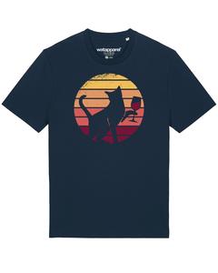 Рубашка Watapparel  Sunset Katze & Rotwein, темно-синий