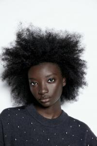 Свитер с украшениями H&M, серый