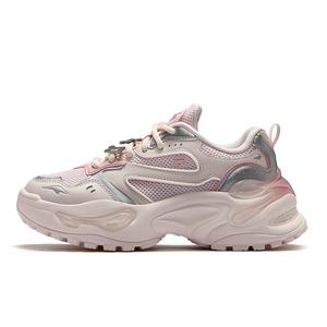 FILA FUSION Низкие массивные кроссовки EVA Gummies, женские, розовые