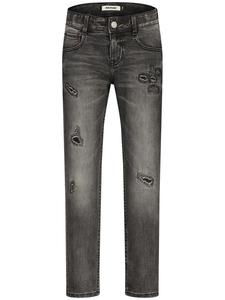 Джинсы облегающего кроя антрацитового цвета RAIZZED